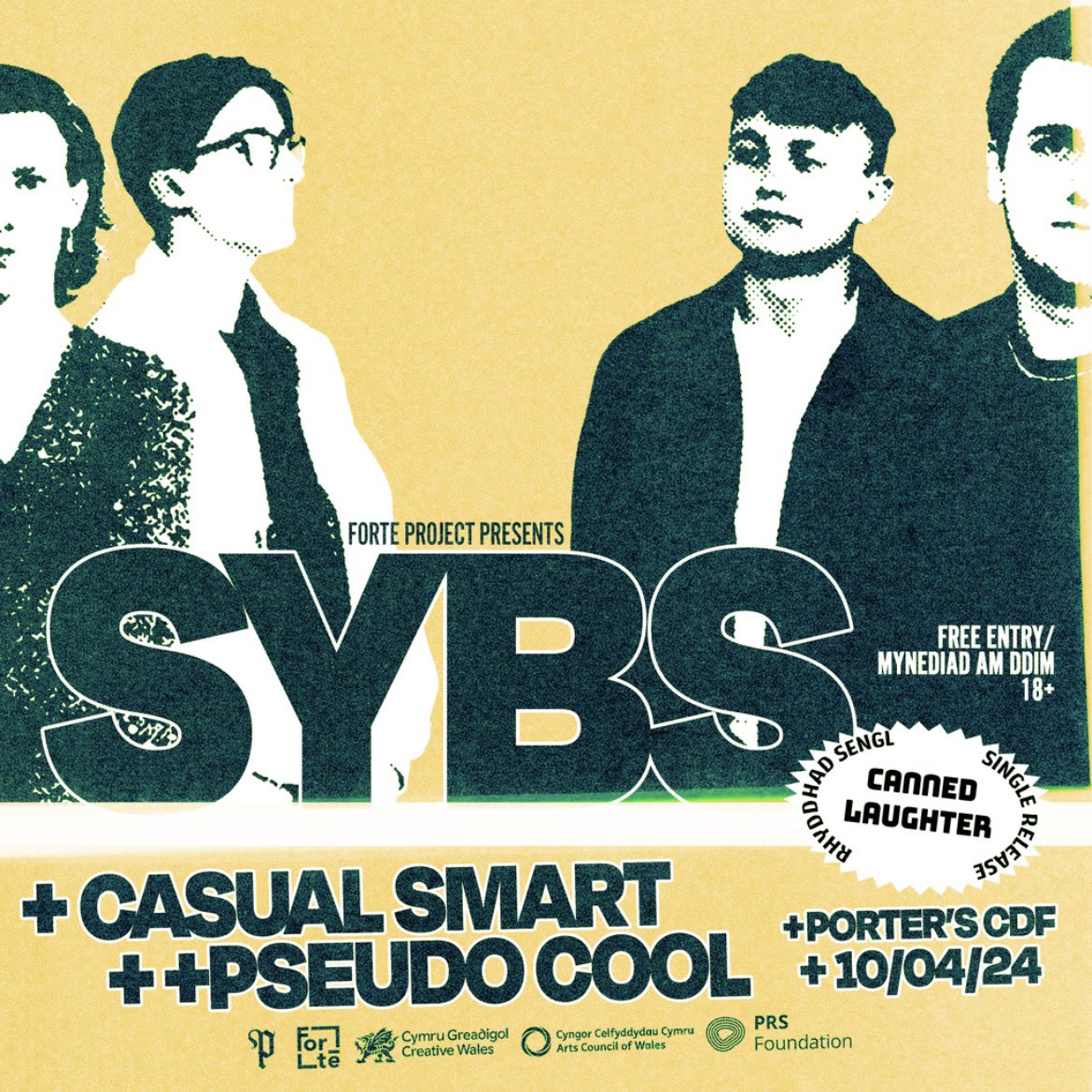 🪩📢 We’ve Got a Gig 📢🪩 Forté is buzzing to bring you @SYBSband this Wednesday night for their single release show 🤩 + support by the amazing Casual Smart & @pseudocoolmusic 🪅 📍 @Porterscardiff 📆 10/04/24 💷 Free