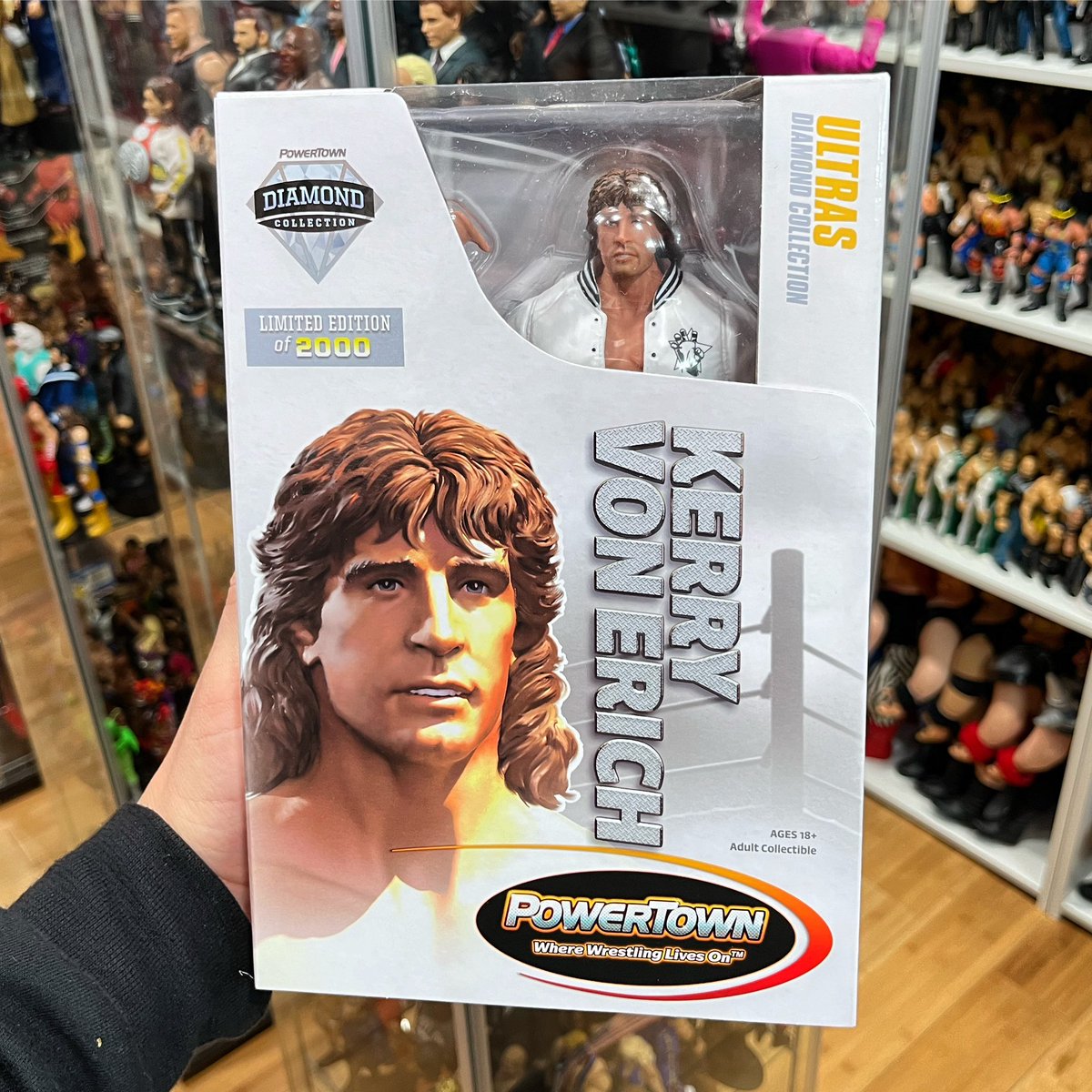 Diamond Collection Kerry Von Erich @powertownwrestling Ultras are shipping now!

Join Whatnot @ WHATHEEL.com & get $15 to use!

#figheel #actionfigures #toycommunity #toycollector #wrestlingfigures #wwe #aew #njpw #tna