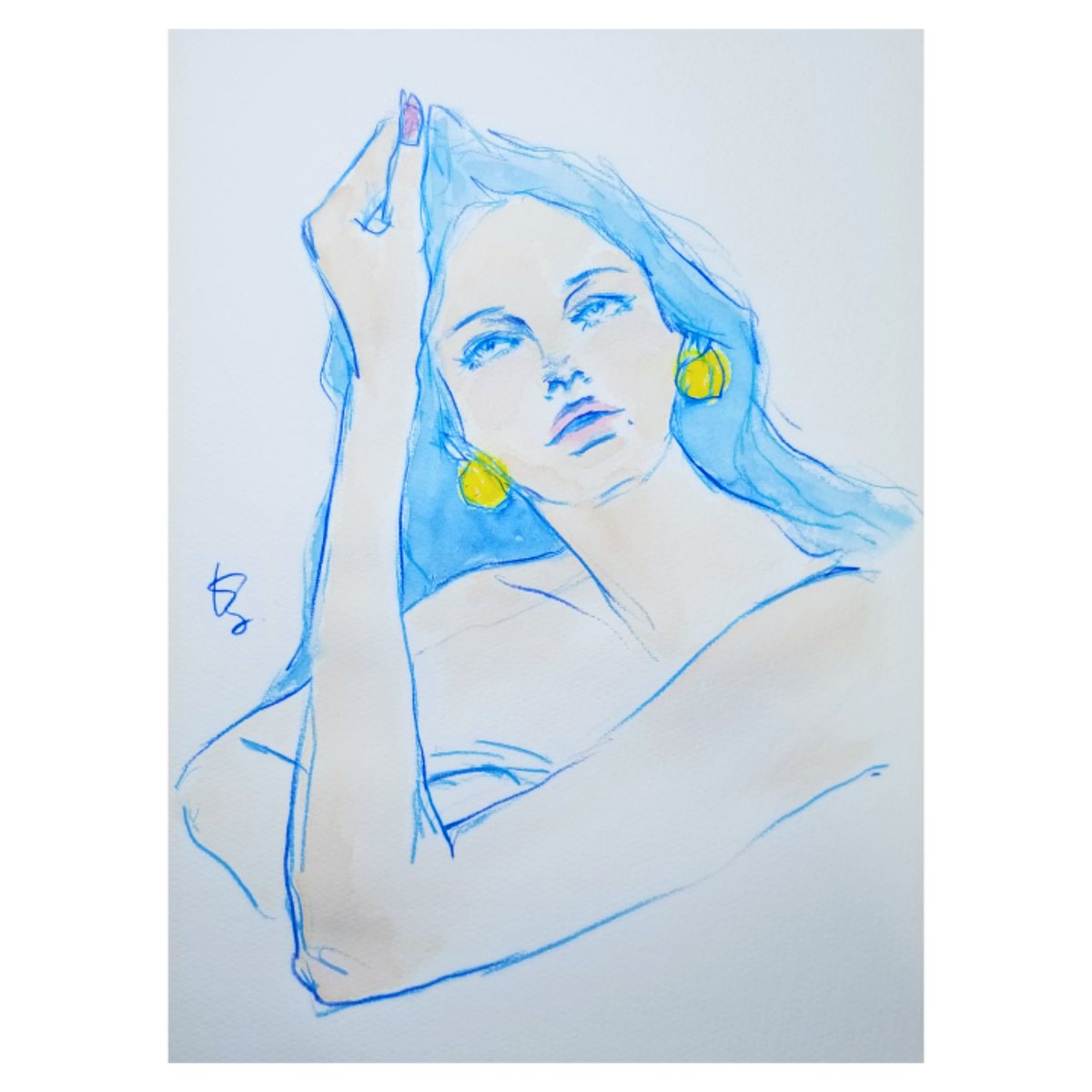 2024.0408
ー また繰り返す ー
#drawing #artwork #illustration #womanportrait #fashionillustration #blue #青 #イラスト #イラストグラム #福岡 #日課 #美人画 #人物画 #絵描きさんと繋がりたい #kazuko_sketch_