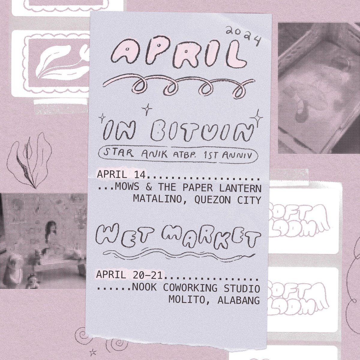 soft_bloom_'s tweet photo. ⟢ soft bloom’s lil april tour
see you there  ๋࣭⭑ https://t.co/g1YvoWitW8