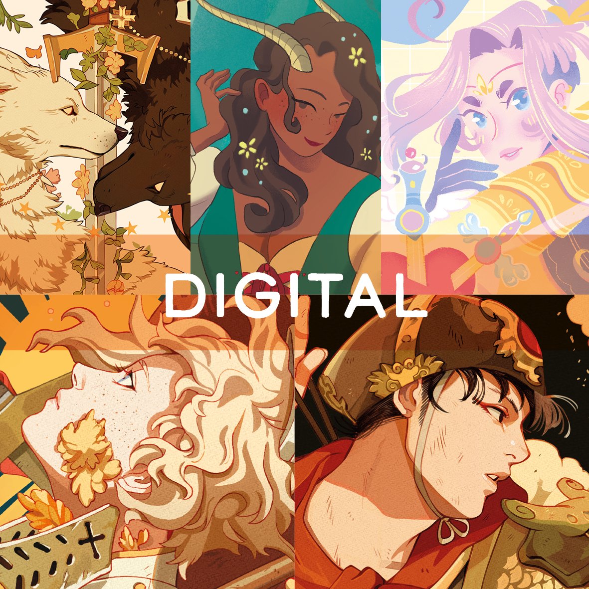 Our online shop is now open! Don't miss your chance to get limited copies of Dames, Warrior Women of Legends, Horns, and Magical Knights, as well as digital copies of all our books!