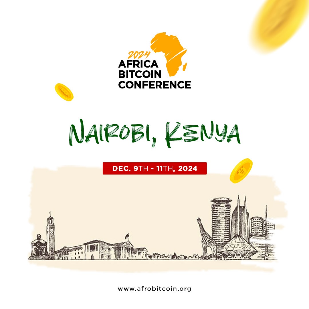 We are thrilled to announce the highly anticipated third edition of Africa #Bitcoin Conference, scheduled to take place from the 5th to 7th of December 2024, in Nairobi, Kenya.