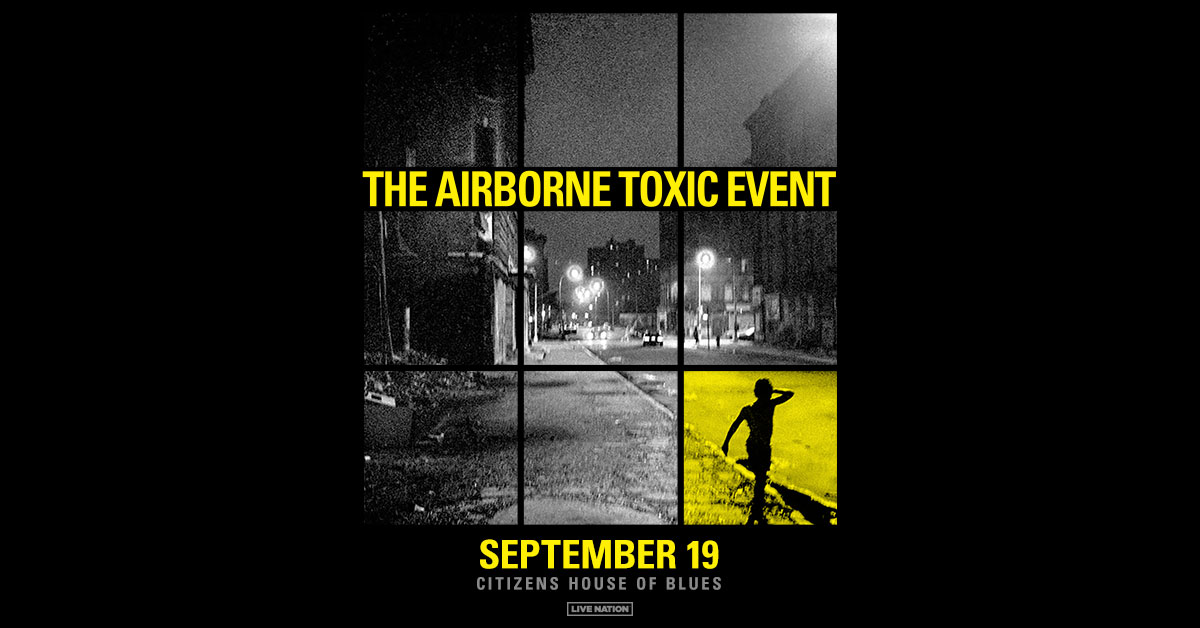 JUST ANNOUNCED! ⚠ @Airborne_Toxic live in Boston on September 19! 🎫 Presale |4/11 10a-12am| Use Code: RIFF 🎟 On Sale | 4/12 | 10am More info here: bit.ly/43SB8j9