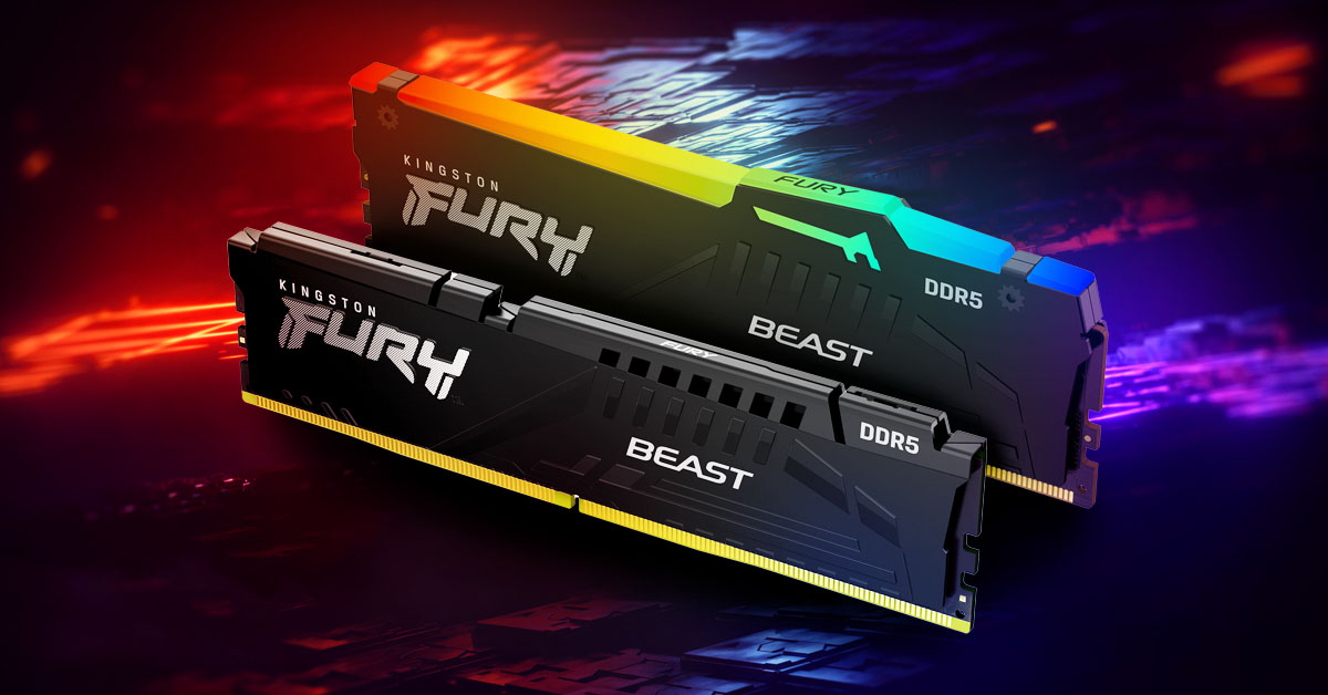 Unleash the full potential of your next-gen rig with the #KingstonFURY Beast DDR5 memory, now available in speeds up to 6800MT/s! Get ready for smoother gameplay, faster rendering, and an overall performance boost that will leave you speechless.