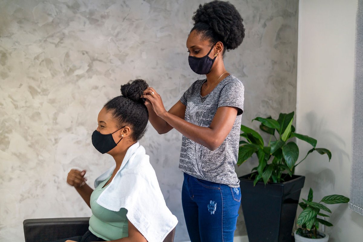 Deborah Scott, MD, dermatologist, was featured in a @MassGenBrigham article to discuss how chemical hair straightening products could increase women’s risk of cancer, especially for Black women who may use relaxers more often. Learn more: spklr.io/6015oz8R