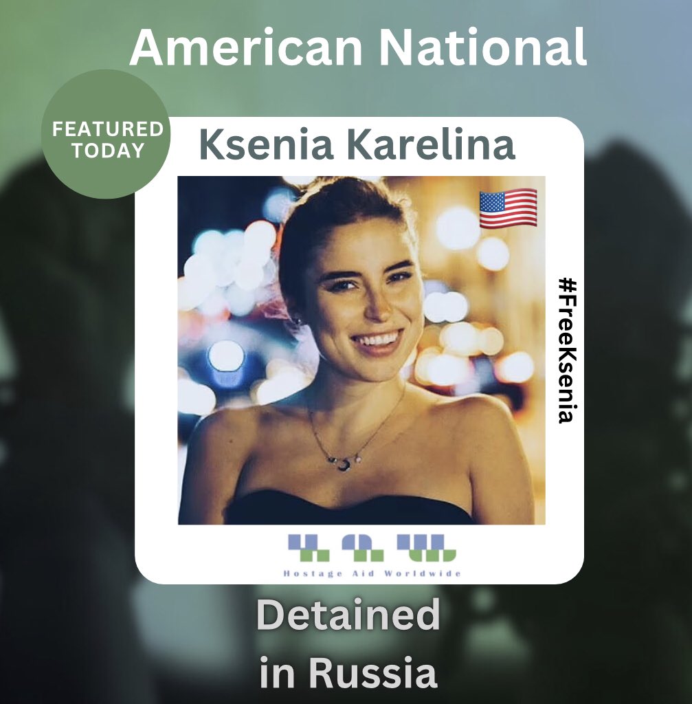 🇺🇸🇷🇺Ksenia Karelina’s detention was extended to July 5. She faces a charge of treason in #Russia after donating $51.80 to an NGO in the US offering charitable aid to Ukraine 2 yrs ago. It is now up to the @StateDept to determine whether Ksenia is an “unlawfully detained” US