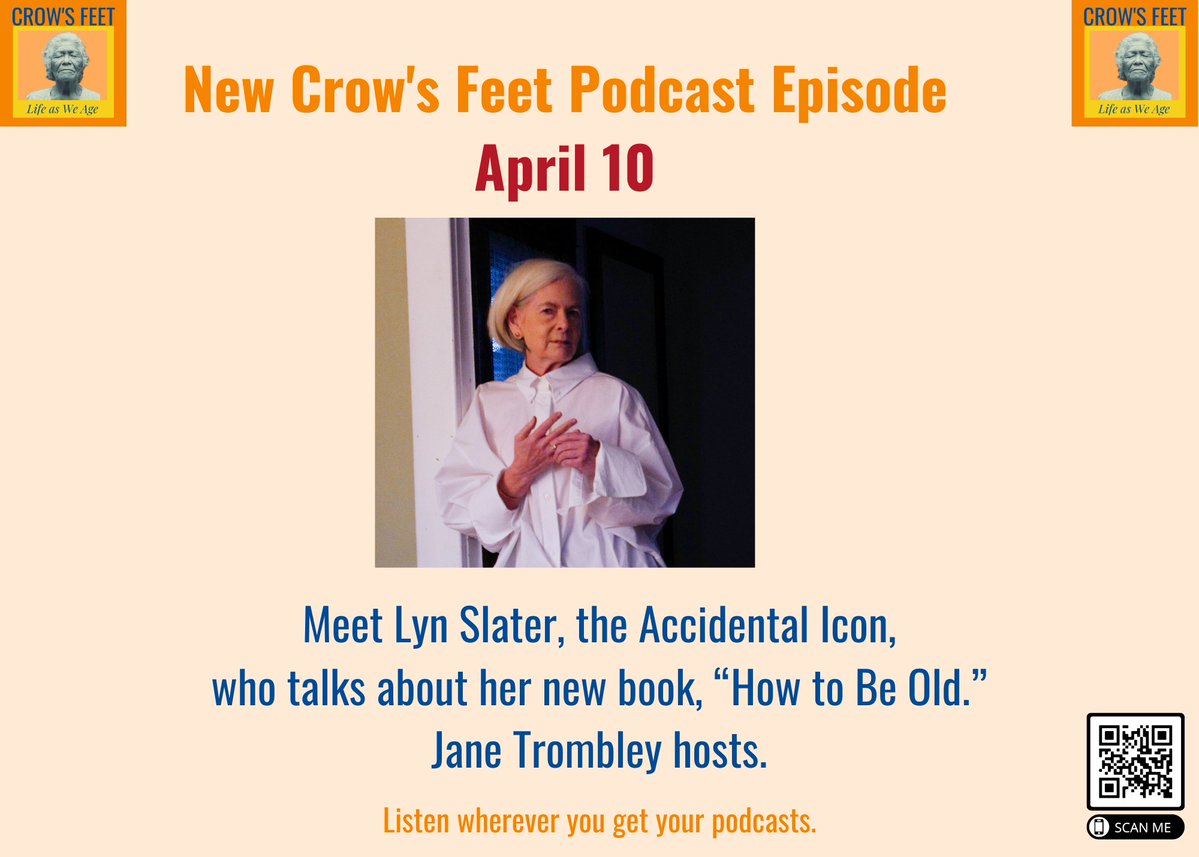#aging #podcast #howtobeold NOW LIVE!!!! Listen here: bit.ly/4a48ygA