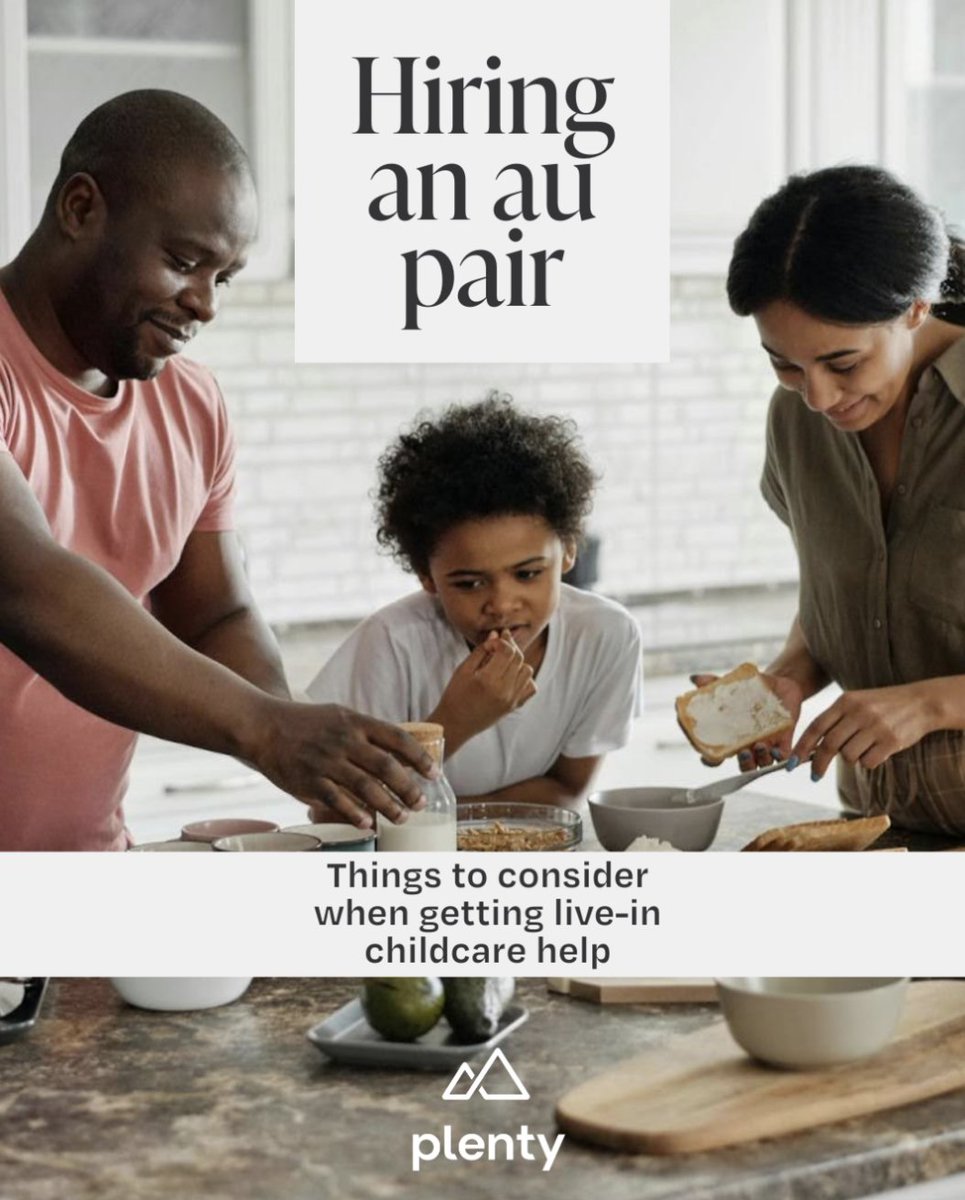 You know the saying – it takes a village to raise a child. 

Learn more about what to consider when hiring an au pair in our latest blog post.

withplenty.com/blog/hiring-an…