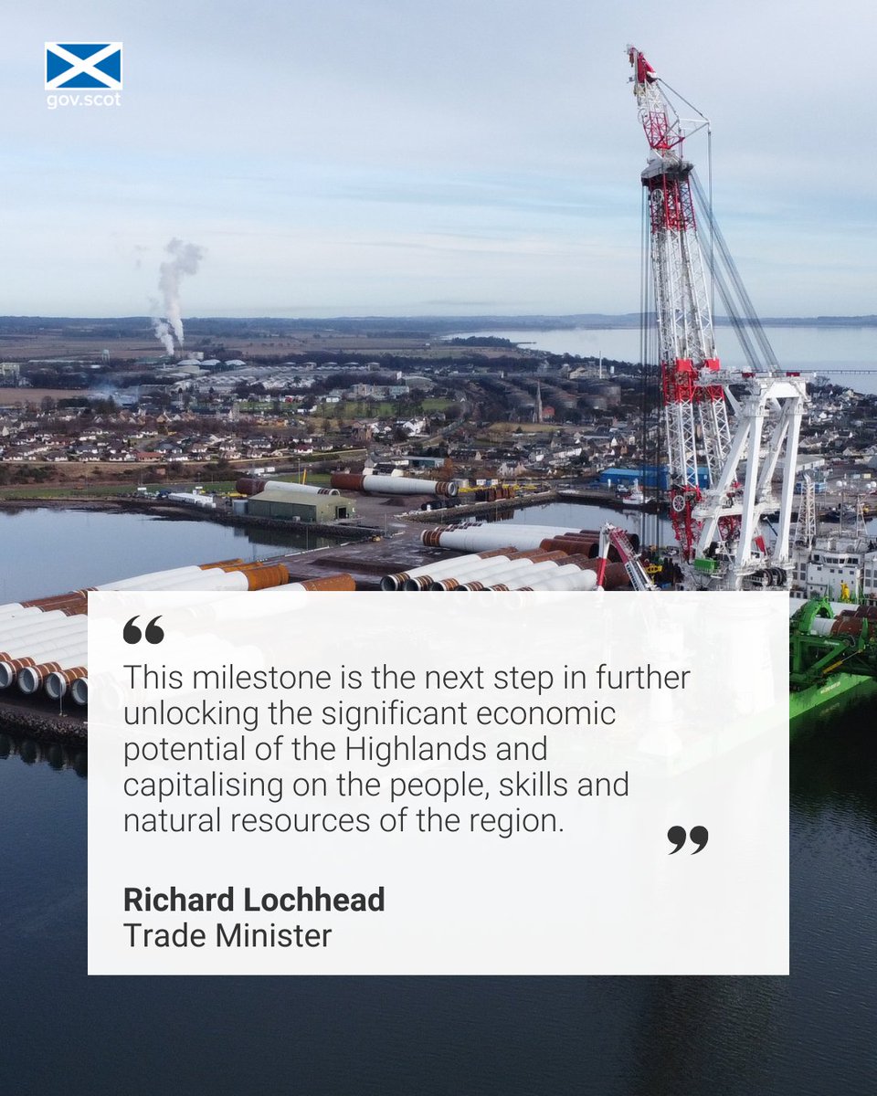 Trade Minister @RichardLochhead has welcomed the next step in establishing @icf_freeport as one of Scotland’s two Green Freeports and unlocking the economic potential of the Highlands. More 👉 ow.ly/hS5h50RaFOU