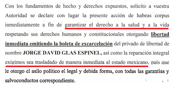 jolismazon's tweet photo. Una joya la demanda de HC que ha presentado el desconocido abogado que pide la liberación de Glas. Y no les comento la ortografía ni la sintaxis, porque me pongo a llorar... 
Véanla ustedes mismos.
👇 https://t.co/xCukkvbZ1t