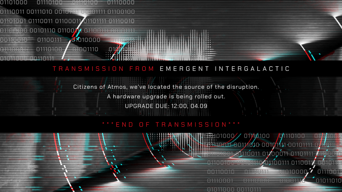 The Upgrade is coming.

12:00 | 04.09