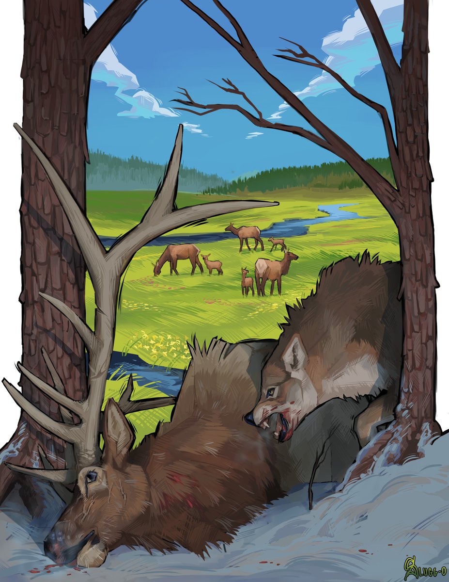 Illustration about Yellowstone