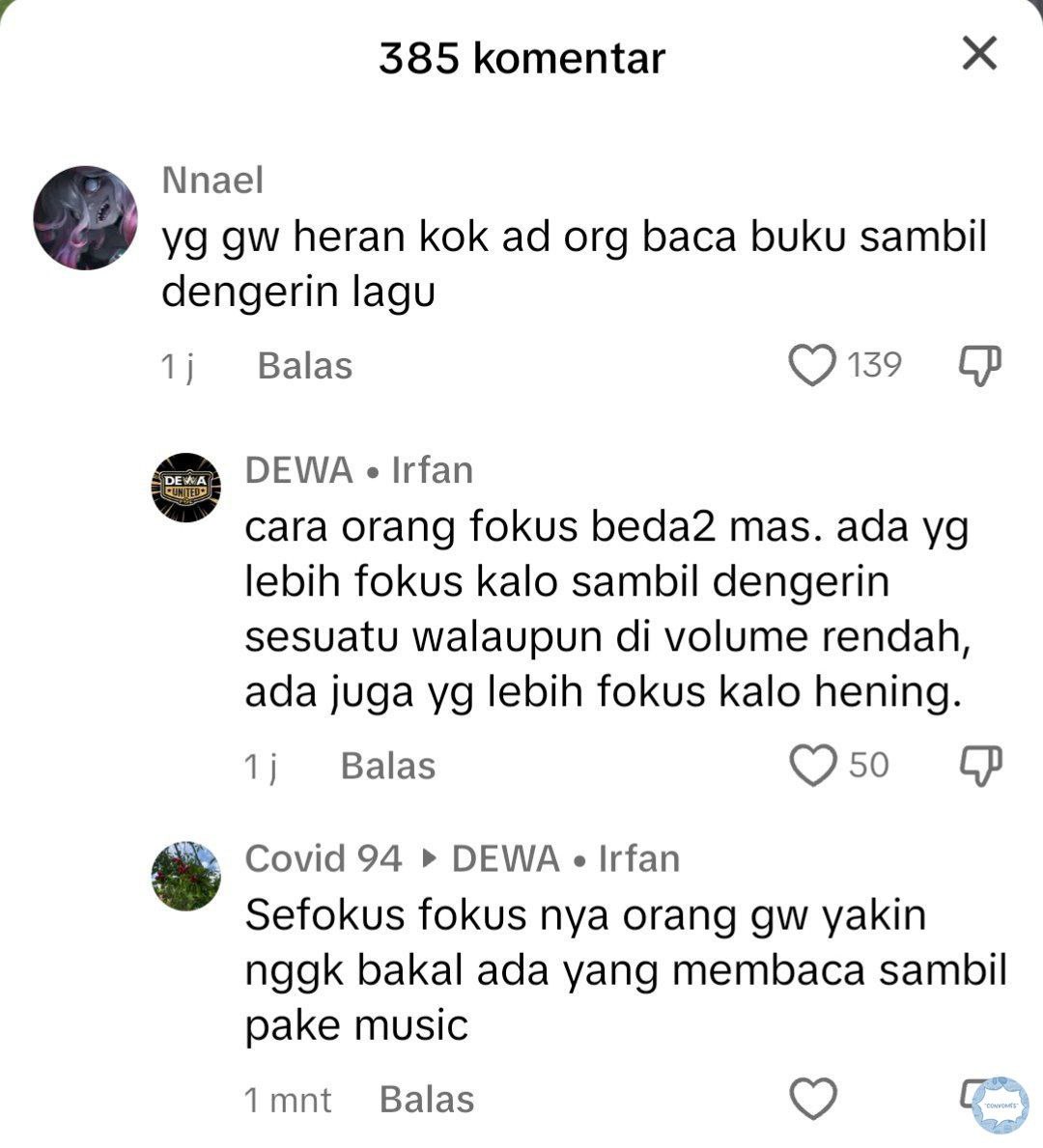 literarybase's tweet photo. /lt kalau kalian tim baca buku sambil dengerin lagu atau ngga? Dulu sender pernah nyobain tapi ngga bisa. Tapi ngga heran kalau beberapa orang mungkin bisa ngelakuin baca sambil dengerin lagu https://t.co/qsEz7fYfFZ