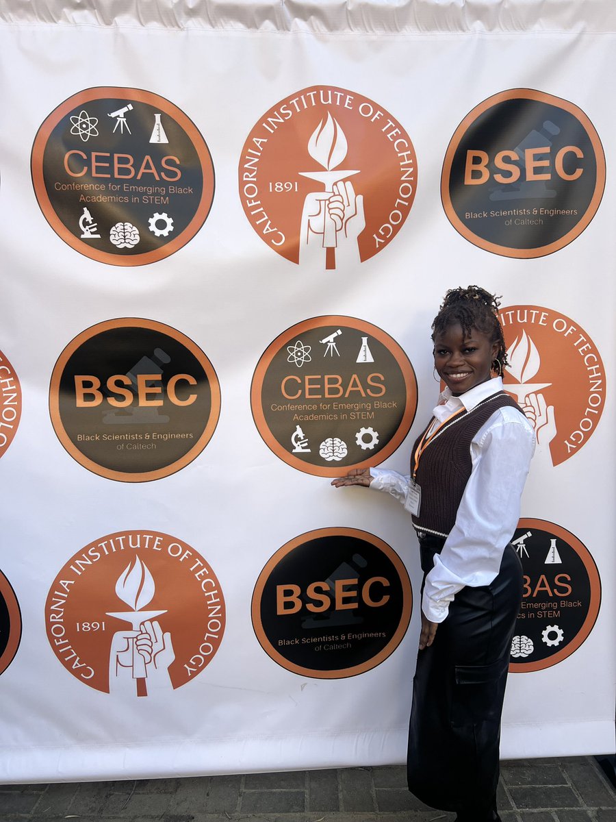 fnerrise's tweet image. Last weekend, I had a fantastic time sharing my research and learning from others at #CEBAS 2024, hosted @Caltech. Fascinating talks, posters, and conversations with fellow Black academics—couldn’t ask for a better community. Thanks @15thenning &amp;amp; CalTech BSEC for organizing! ❤️