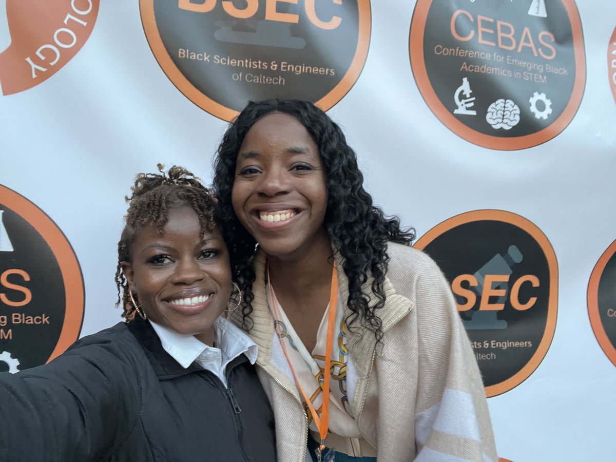 fnerrise's tweet image. Last weekend, I had a fantastic time sharing my research and learning from others at #CEBAS 2024, hosted @Caltech. Fascinating talks, posters, and conversations with fellow Black academics—couldn’t ask for a better community. Thanks @15thenning &amp;amp; CalTech BSEC for organizing! ❤️