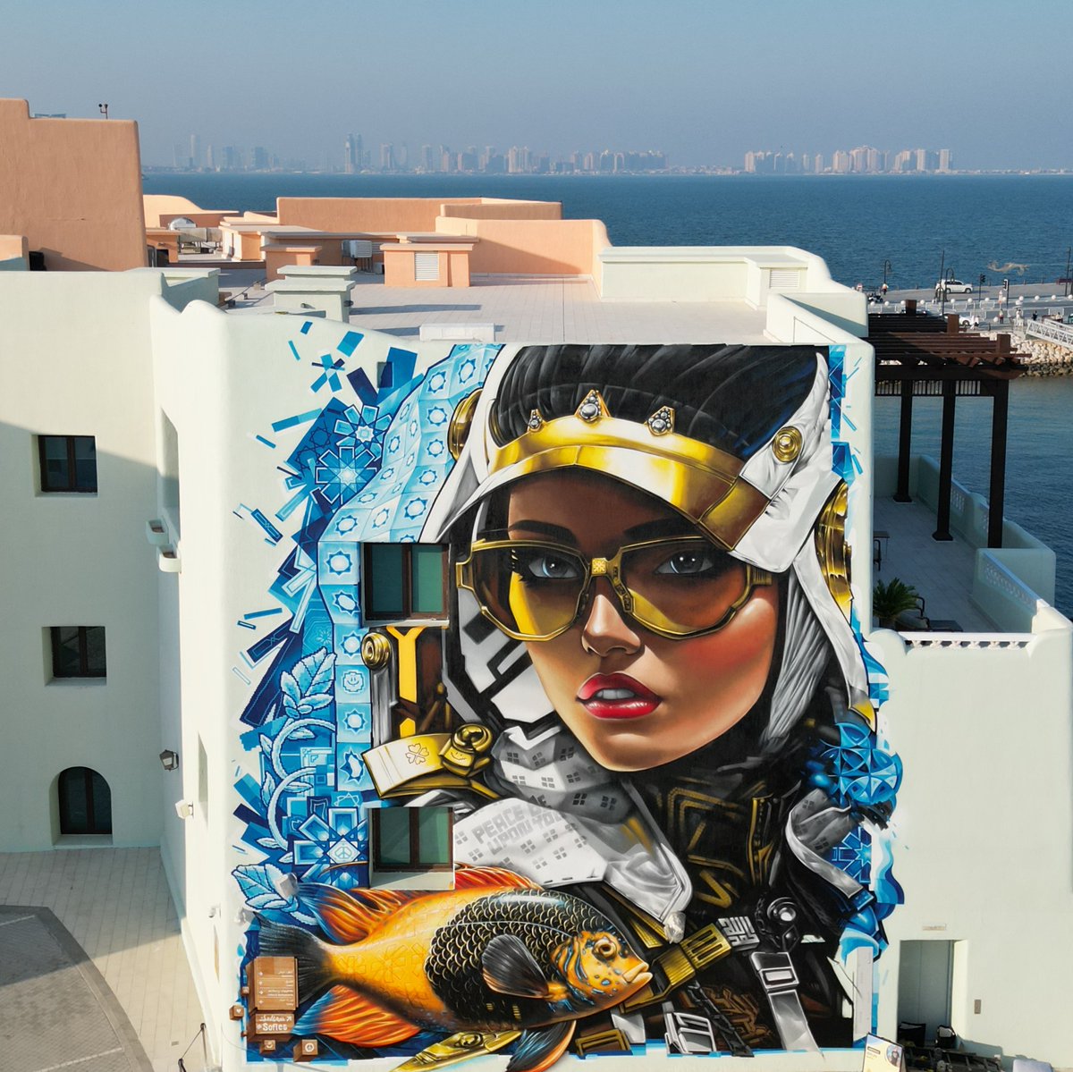 The #OldDohaPort has been transformed into a canvas of creativity, showcasing the works of both local and international artists from the #WorldWideWalls Festival, held in partnership with Qatar Museums.

#QatarBoatShow2024 #QatarBoatShow