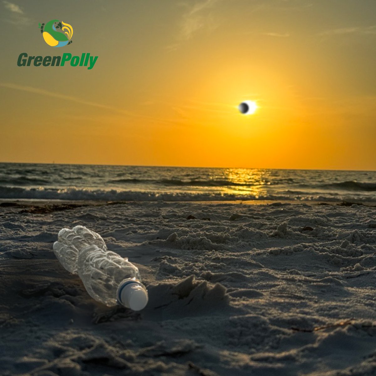 Watching the eclipse today? If you see any trash lying around, be sure to pick it up for a more enjoyable experience! #solareclipse2024 #beachcleanup #wastefree