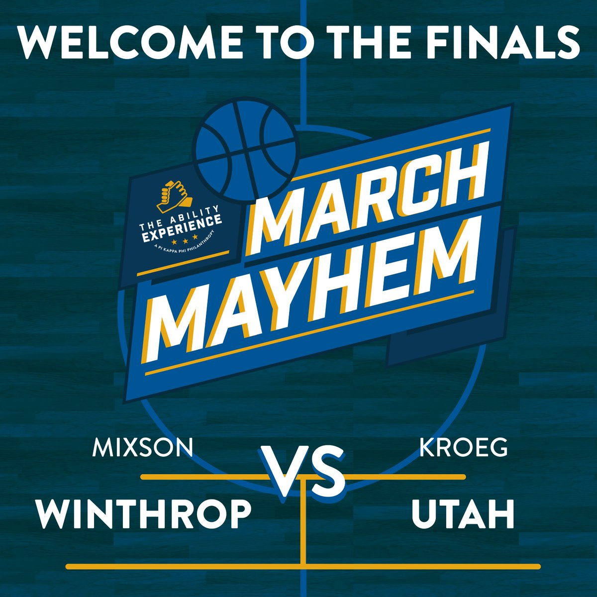 The ultimate showdown is set! ⭐️⚔️ Kappa Omega and Epsilon Eta clash in the championship round of March Mayhem. Who will claim the crown? 🏀🔥 Visit the link below to support the chapter you wish to see come out on top! 

ow.ly/5m3250Rav1i