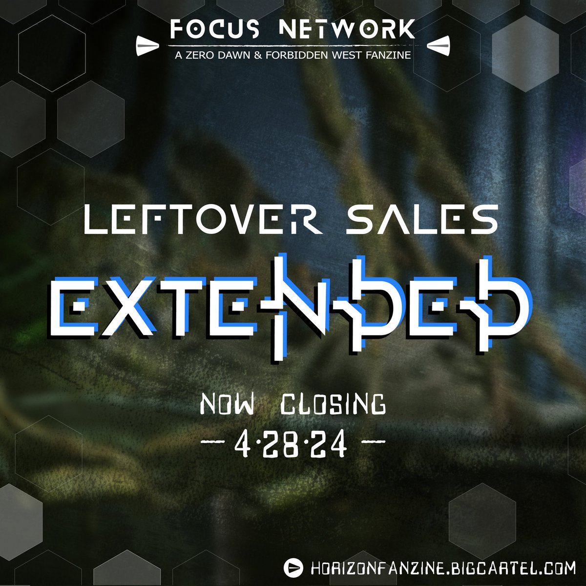 Leftover Sale extended until the 28th! Get your goodies now! horizonfanzine.bigcartel.com