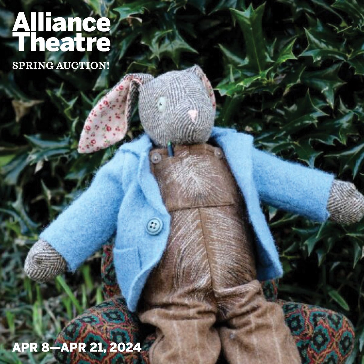 Our annual auction is now open! 🐇🎭So make like a rabbit and hop to our auction site! All proceeds go straight to our annual fund to support nationally recognized theater and arts education, so get ready to start bidding! ✨ biddingforgood.com/alliancetheatre