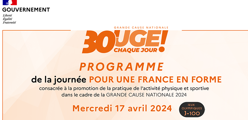 #GCN2024🏊‍♀️ | 17/04 : Journée pour une France en forme #Rennes par @Sports_gouv @Sante_Gouv 1️⃣ 9h30-12h30, Conférence, Couvent des jacobins ➡️ Inscriptions▶️ urlz.fr/pOUK 2️⃣ 14h-17h : Village sport santé en accès libre, Place hoche ➕d'infos ▶️ urlz.fr/qbUB