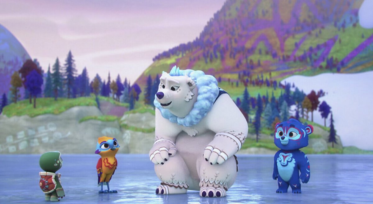 klcrenwelge's tweet image. Spirit Rangers Season 3 is out today on Netflix! I’m so happy to see it out in the world, as it’s the season I was staffed on as a writer (and we wrote it two years ago)! Here’s a still from the series finale, which I co-wrote with the wonderful @joeytainment. Yakoke!