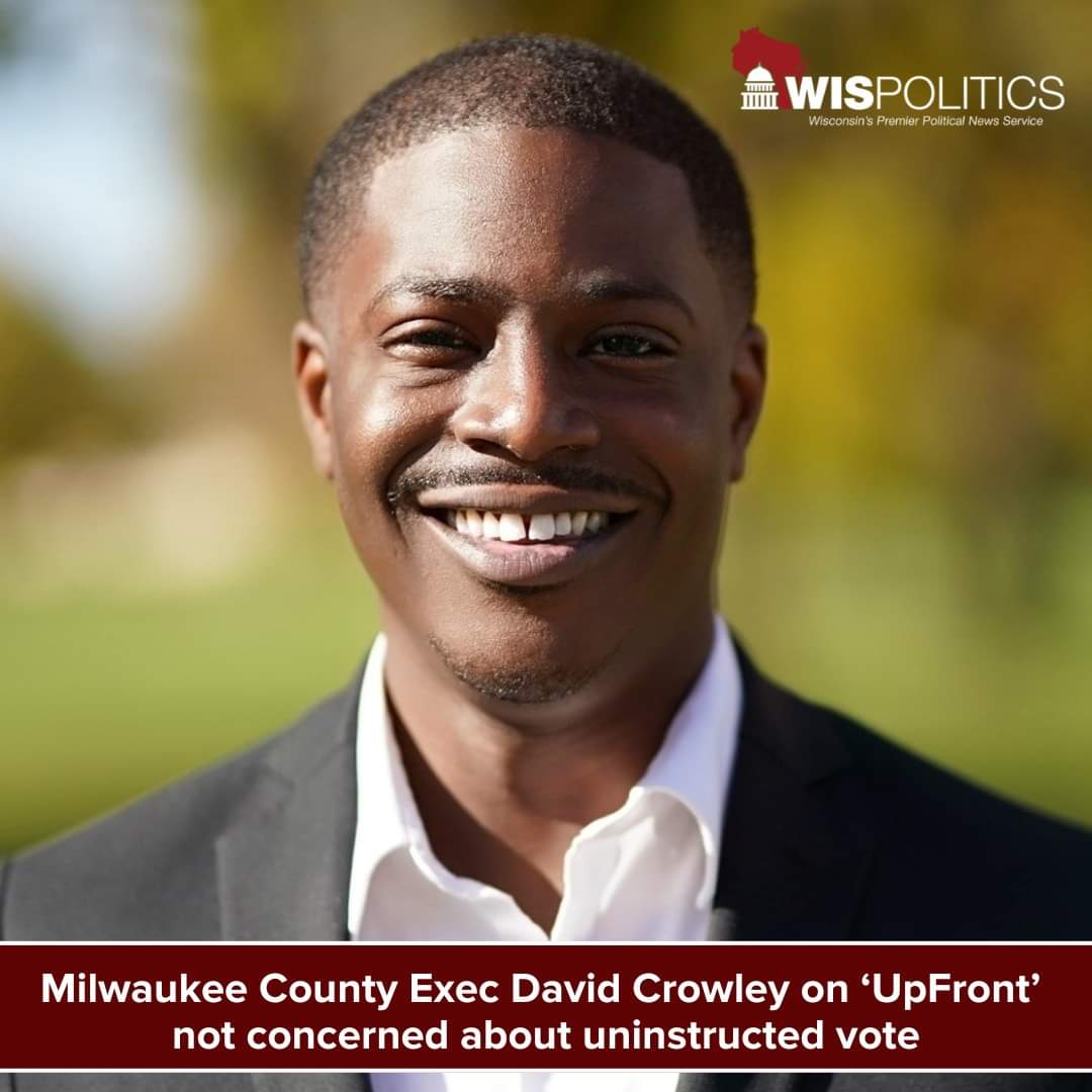 “As we get closer to November, I think #Democrats all across the country and in #Wisconsin will understand that @POTUS Joe Biden is the person to do the job,' said @DavidCrowleyWI on @WISN12News' #UpFront. wispolitics.com/2024/crowley-o…