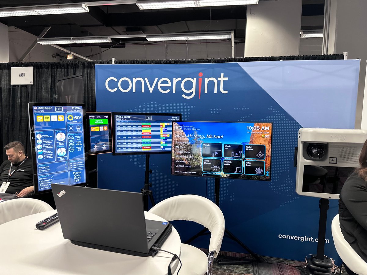 Come visit us and <a href="/Convergint/">Convergint</a> at Booth Number 631 at #BeckersAnnualMeeting in Chicago! Our CTO David Dawod and VP of Sales Sean Doherty would be thrilled to speak with you!

#HealthcareInnovation #DigitalWhiteboard #patientexperience #HeathIT #SmartHealthcare #NurseLeaders