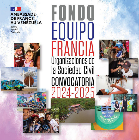 📣La  Embajada de Francia 🇫🇷 en Venezuela 🇻🇪 lanza convocatoria a  proyectos “FONDO EQUIPO FRANCIA – Organizaciones de la Sociedad Civil” –  FEF - OSC. 2024-2025. Toda la información en este link ve.ambafrance.org/CONVOCATORIA-F…