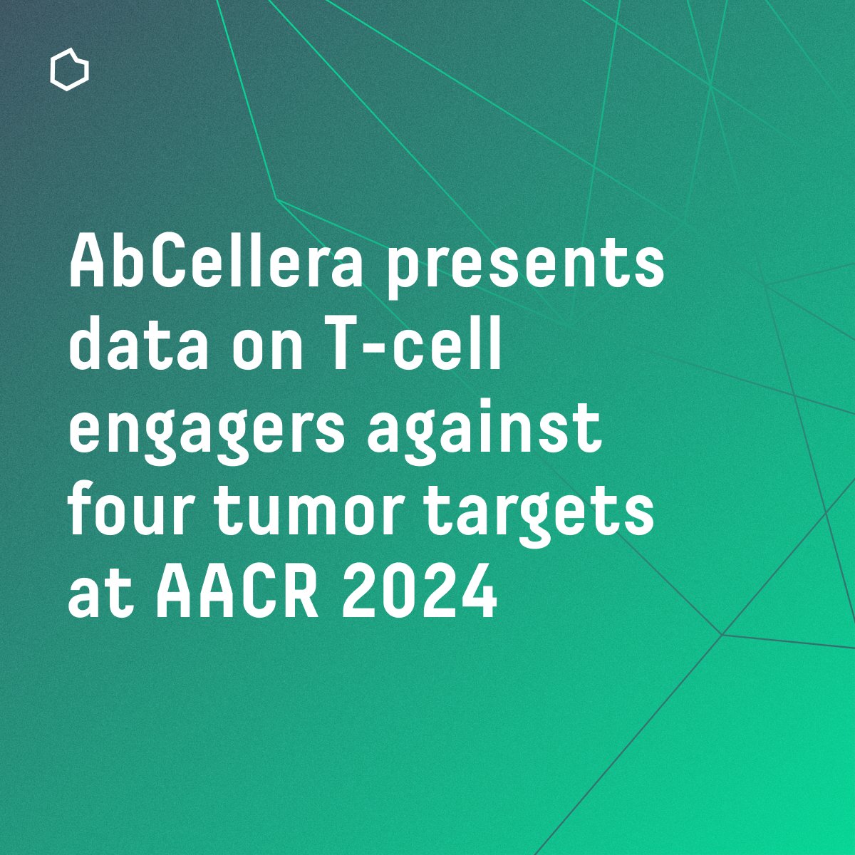 AbCellera presents data on T-cell engagers against four tumor targets at AACR 2024 ow.ly/S4Yj50RaG3F