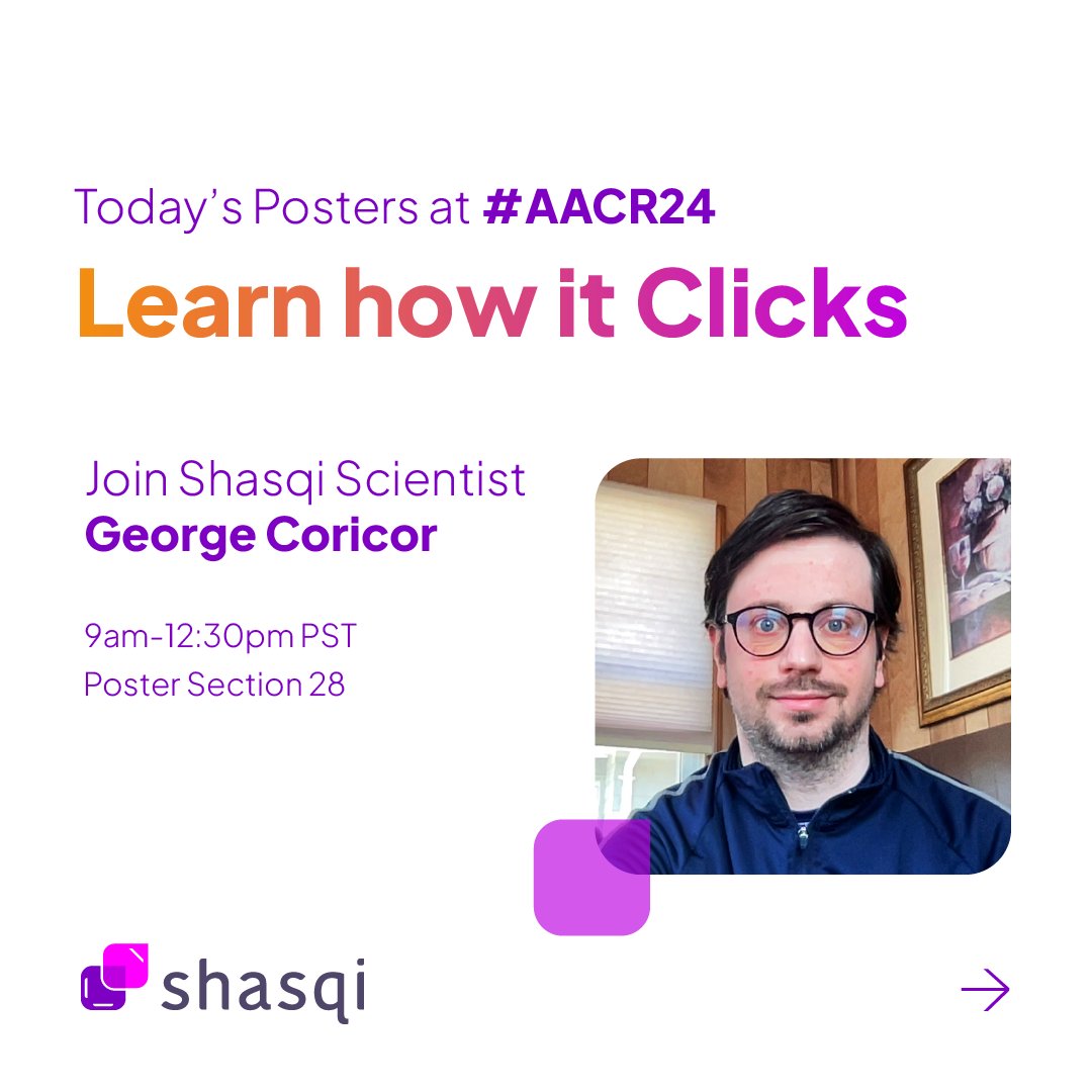 shasqi's tweet photo. It's showtime at #AACR24! 🎉
 
The Shasqi team is thrilled to present our latest research findings using an MMAE bound activator to activate a Trop2 protodrug at the tumor. Spoiler alert: it results in sustained tumor regression.

Come say hi!
9am-12.30pm today, Monday April 8th. https://t.co/2kJd8D0Ay5