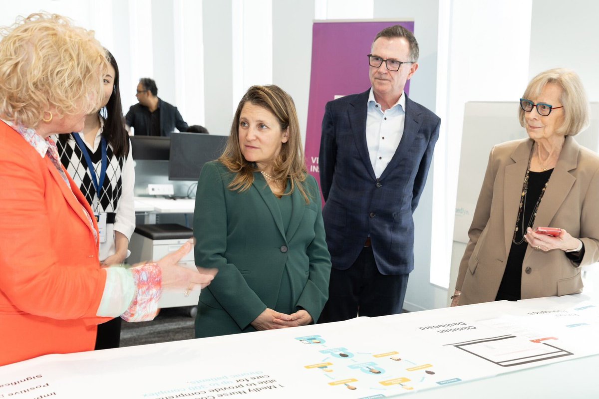 #Medly was spotlighted by Minister Freeland at the Fed’s AI announcement this weekend, where Dr. Heather Ross demonstrated Medly's impact on patient care and heart disease management. This recognition highlights the significance of safe, accessible AI-driven healthcare tools.🩺🇨🇦