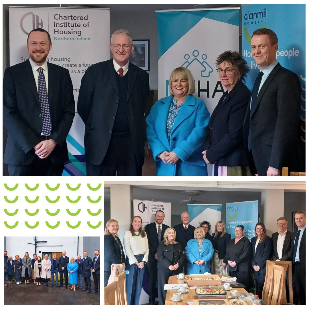 We were delighted to host the shadow secretary of state, @hilarybennmp as part of a joint event with @CIHNI and @NIFHA. A great opportunity to discuss key challenges and how we can deliver more social and affordable housing as well as the decarbonisation of social homes.