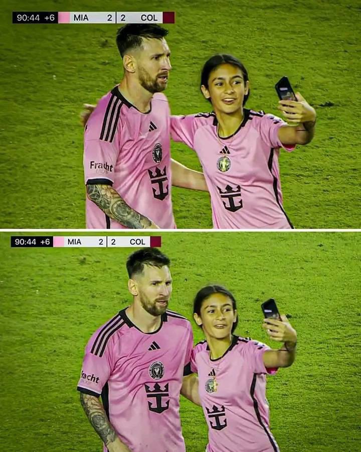 🇻🇪 Antonella Siegert (Messi ile selfie çeken kız): 'Leo Messi'nin bana sarıldığı birkaç saniye hayatımın en güzel anlarıydı. Sonra bana 'Koş, çabuk koş, güvenlik seni yakalamadan' uzaklaş dedi.