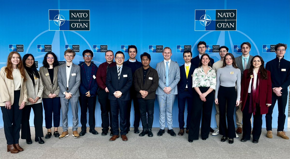The Permanent Representation of Belgium to NATO was honored to host a visit by the America Europe Youth Forum last week. Fostering youth engagement is key to our shared future. #WeAreNATO