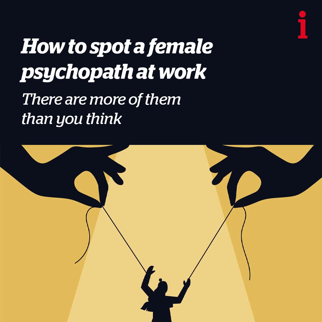 New research suggests there are more female psychopaths than previously thought Expert Dr Boddy tells @theipaper why it's important for us to better understand those who live among us 🔎 Big Read by @KasiaLDelgado: trib.al/86xqg10