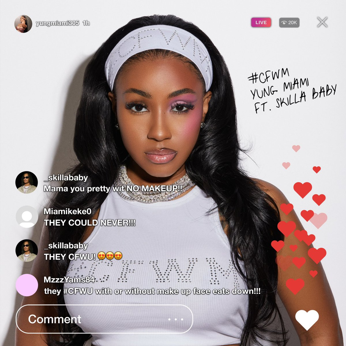 They could neverrrr!!! #CFWM Ft. <a href="/SkillaBaby/">Baby Skilla</a> THIS WEDNESDAY 4/10 ❗️💅🏾 y’all ready?!? yungmiami.lnk.to/CFWM