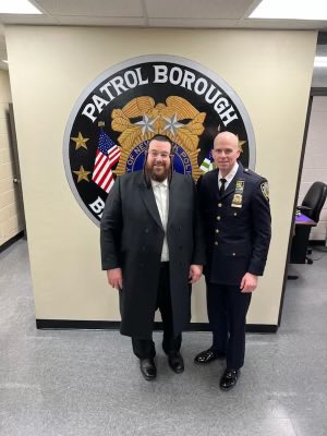 Great meeting with NYPD Liaison, Rabbi Joel Friedman and Shalomi Levey to discuss plans for the upcoming Passover holiday Wishing everyone a safe holiday!