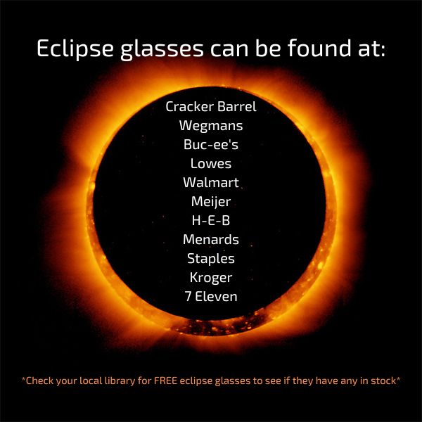 The eclipse is here and a perfect time to meet new people and make new friends. Make sure to stay safe from the sun's rays with some eclipse glasses. #Eclipse