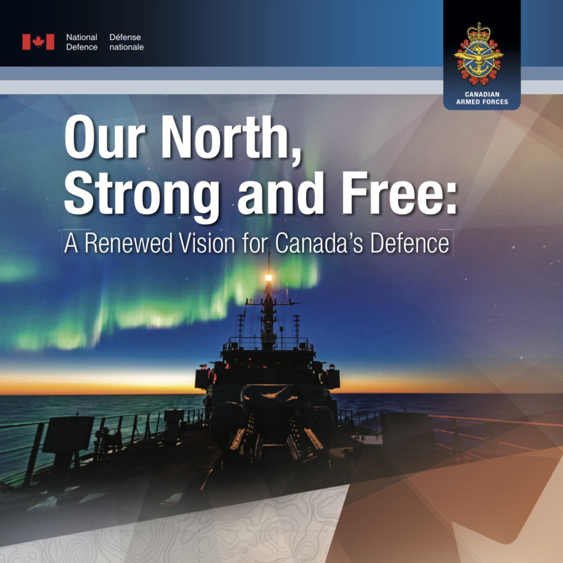 Today, we released Our North, Strong and Free: A Renewed Vision for Canada’s Defence. This updated defence policy strengthens our Arctic sovereignty, invests in the members of the @CanadianForces, delivers new capabilities, and increases defence production here in Canada.