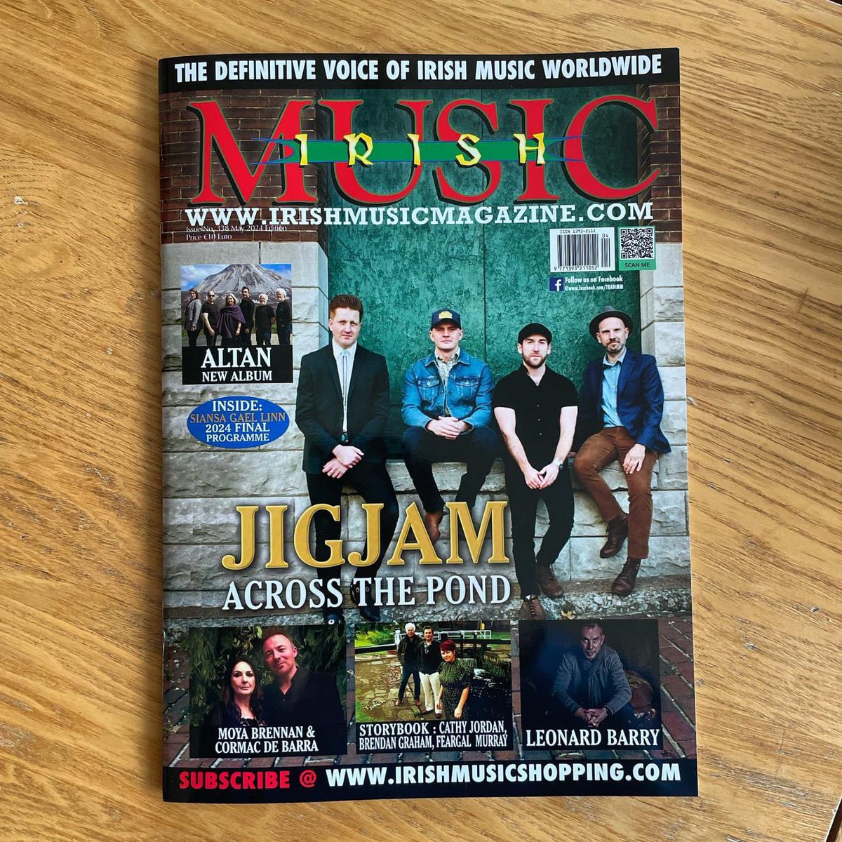 Just landed in the letterbox this morning! Get your copy of Irish Music Magazine now! Kevin Buckley on the front of a Magazine never looked so good! 🕺🏼🤠