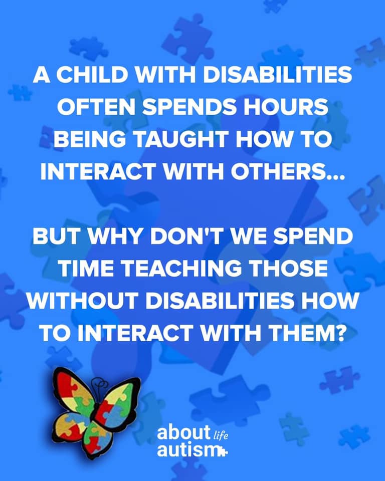 Happy Autism Awareness Month! Challenge yourself to be more inclusive! Our special needs students work so hard to be able to work and interact with you. Show your support by simply being patient, listen a little closer, and show them the love and respect they deserve!