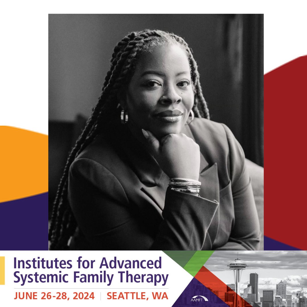 We are excited to announce Esther Boykin, LMFT, as one of our 2024 Institute speakers. Learn more and register today with the link below. networks.aamft.org/institutes/home #AAMFT #therapy #familytherapy #mentalhealth #clinicians #therapist #counseling #psychotherapy