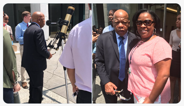 johnlewisorgs's tweet image. 3/x @DricesMom posted these pictures of Congressman Lewis from #SolarEclipse2017 as a tribute to him after he passed away in 2020.

#SolarEclipse2024