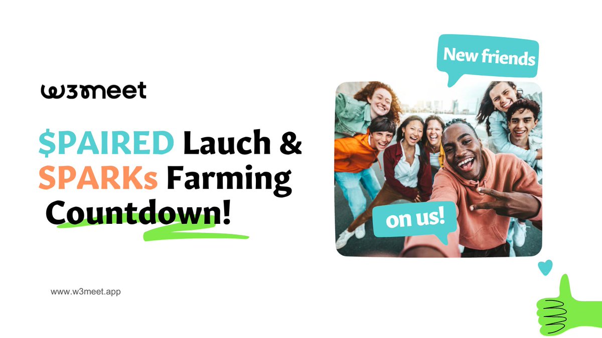 $PAIRED launch is coming soon, unlocking a new era of gamified & rewarding real world experiences, powered by @PairedWorld Protocol The SPARKs farming & airdrop campaign will start this Wednesday, unlocking boundless earning opportunities for you and your friends! By collecting