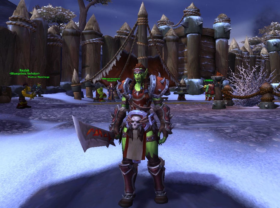 @Warcraft On the way to becoming the greatest Warsong Blademaster #MogMonday