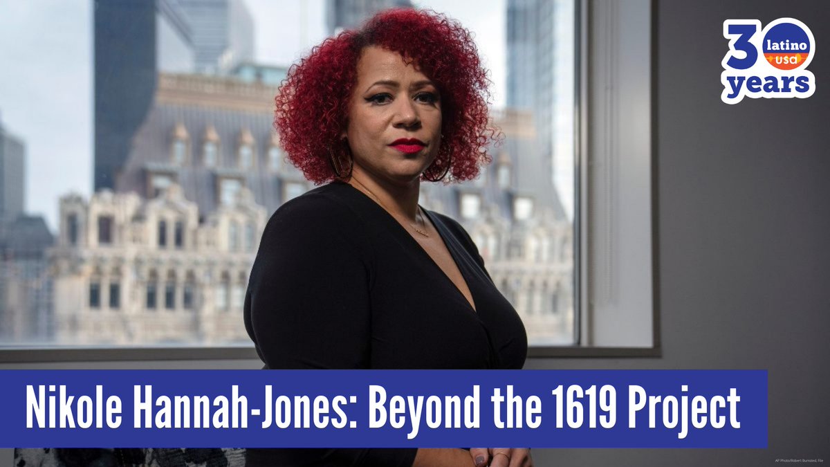 #NowPlaying a @LatinoUSA podcast 🎧 In this rebroadcast, an intimate conversation between @Maria_Hinojosa and @nhannahjones about feeling at home at @HowardU, intersectionality, and more. We also visited Nikole’s @1619FSchool in Iowa. LINK ➡️ bit.ly/3xsxMYd