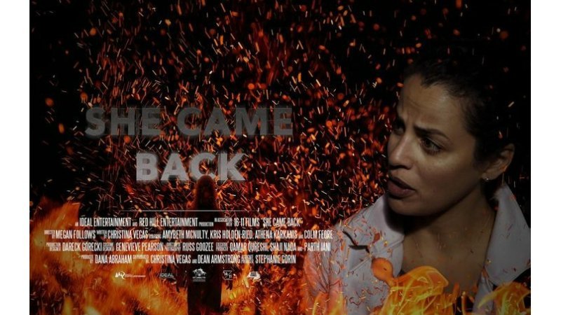 MAflight828's tweet photo. Athena in her latest film, #Shecameback. An appropriate name. 😉 streaming now on @AppleTV and also available on Google play. @jscribblescom this movie is from your favorite genre. ❤ https://t.co/jrsZunTMUQ