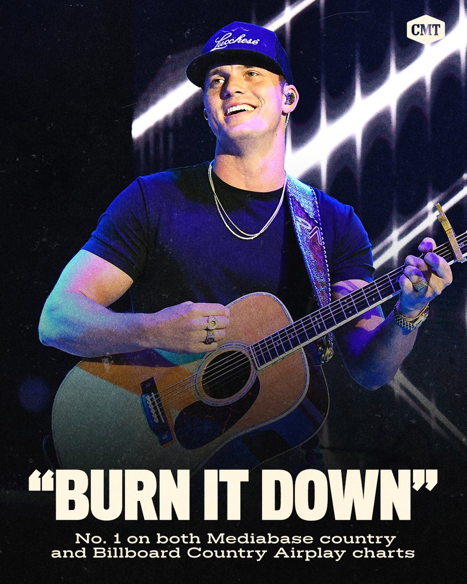 Congrats to @ParkerMcCollum on his fourth straight No. 1 single at country radio! 🔥