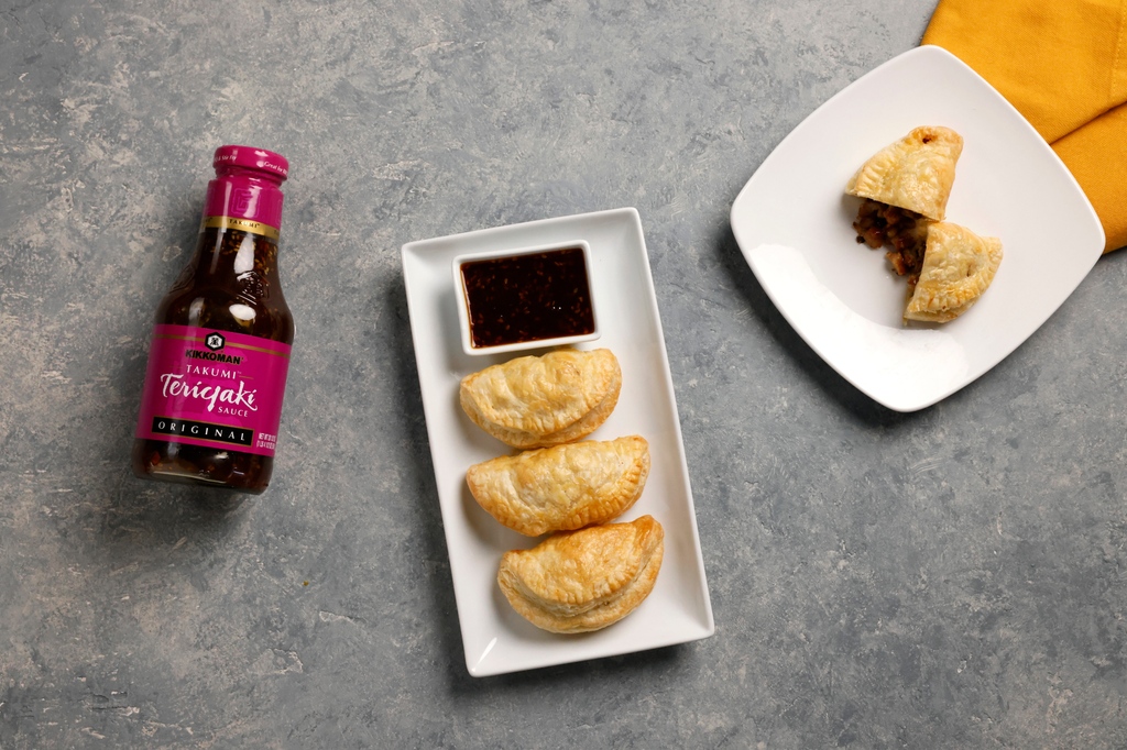 Takumi Char Siu Empanadas — the pastry you can eat as a meal....we're all about it. Get the recipe here: bit.ly/43JXvqY